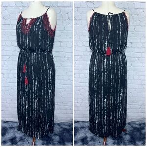 👗 |•KNOX ROSE•| Pretty Black Red & White Dress